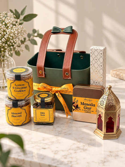 Luxe Tote Diwali Gift Bag by Amairra's Patisserie, Gurgaon – view 2