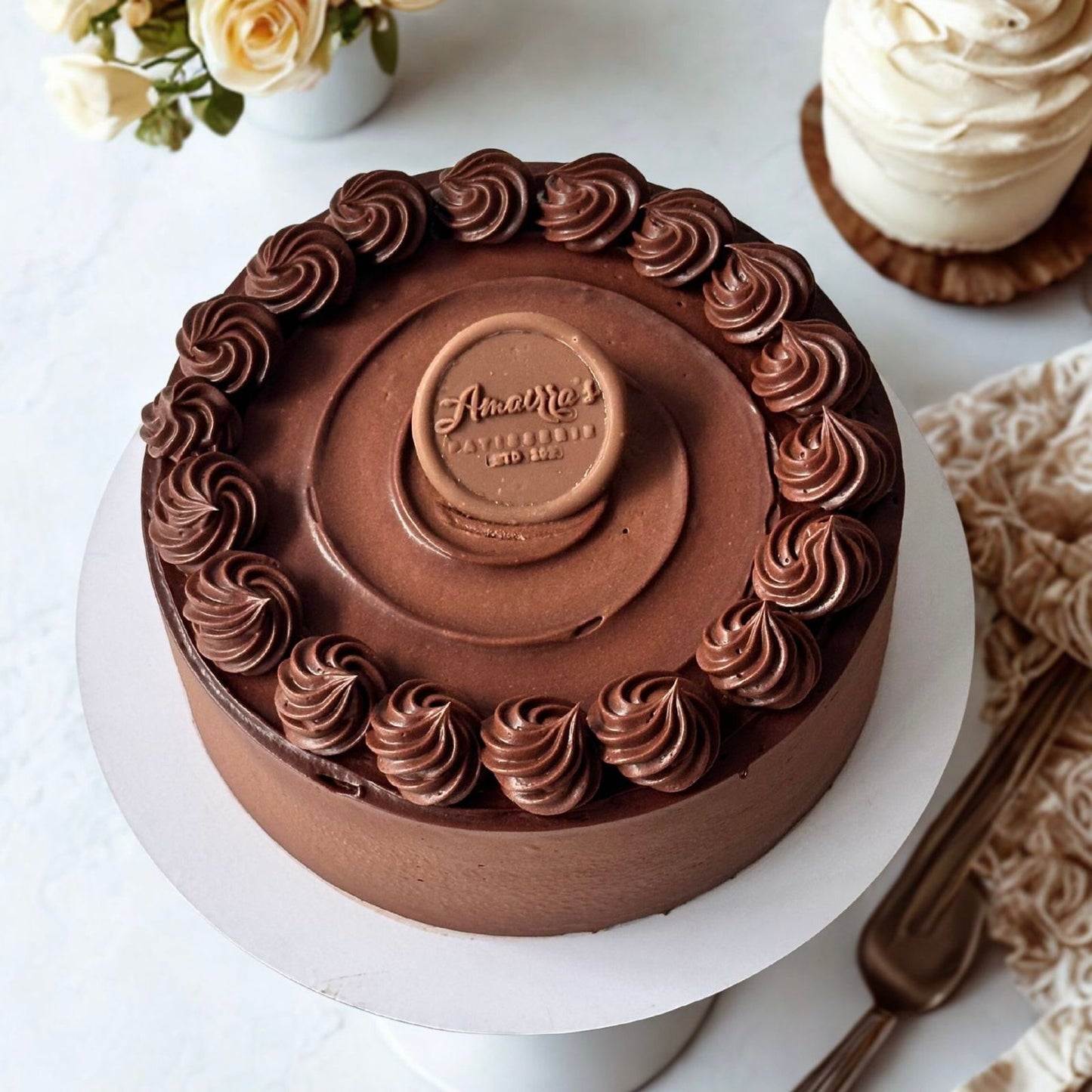 Eggless Rich Chocolate Truffle Cake