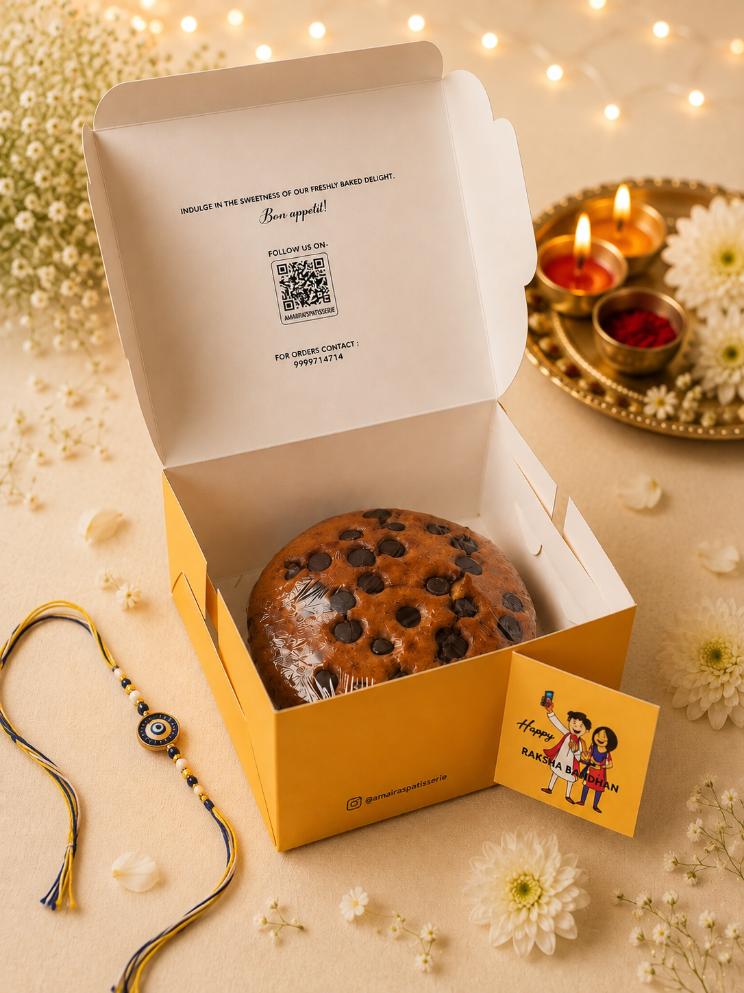 Grandma's Vanilla Butter Cake Rakhi Spl