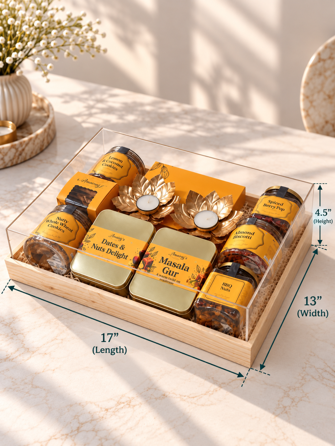 Horizon Diwali Gift Hamper by Amairra's Patisserie, Gurgaon – view 3