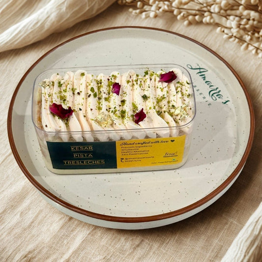 Kesar Pista Tres Leches Tub  (Serves 1-2)