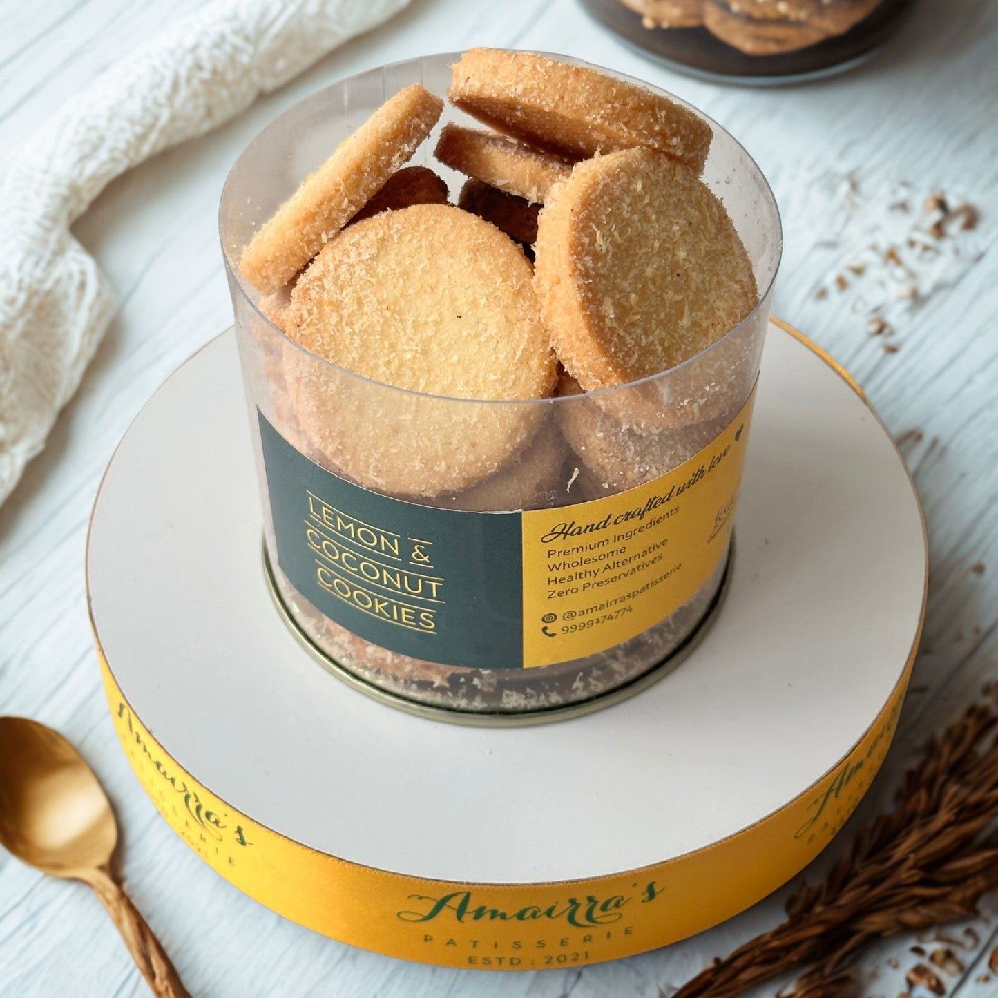 Lemon & Coconut Cookies (150 Gm)