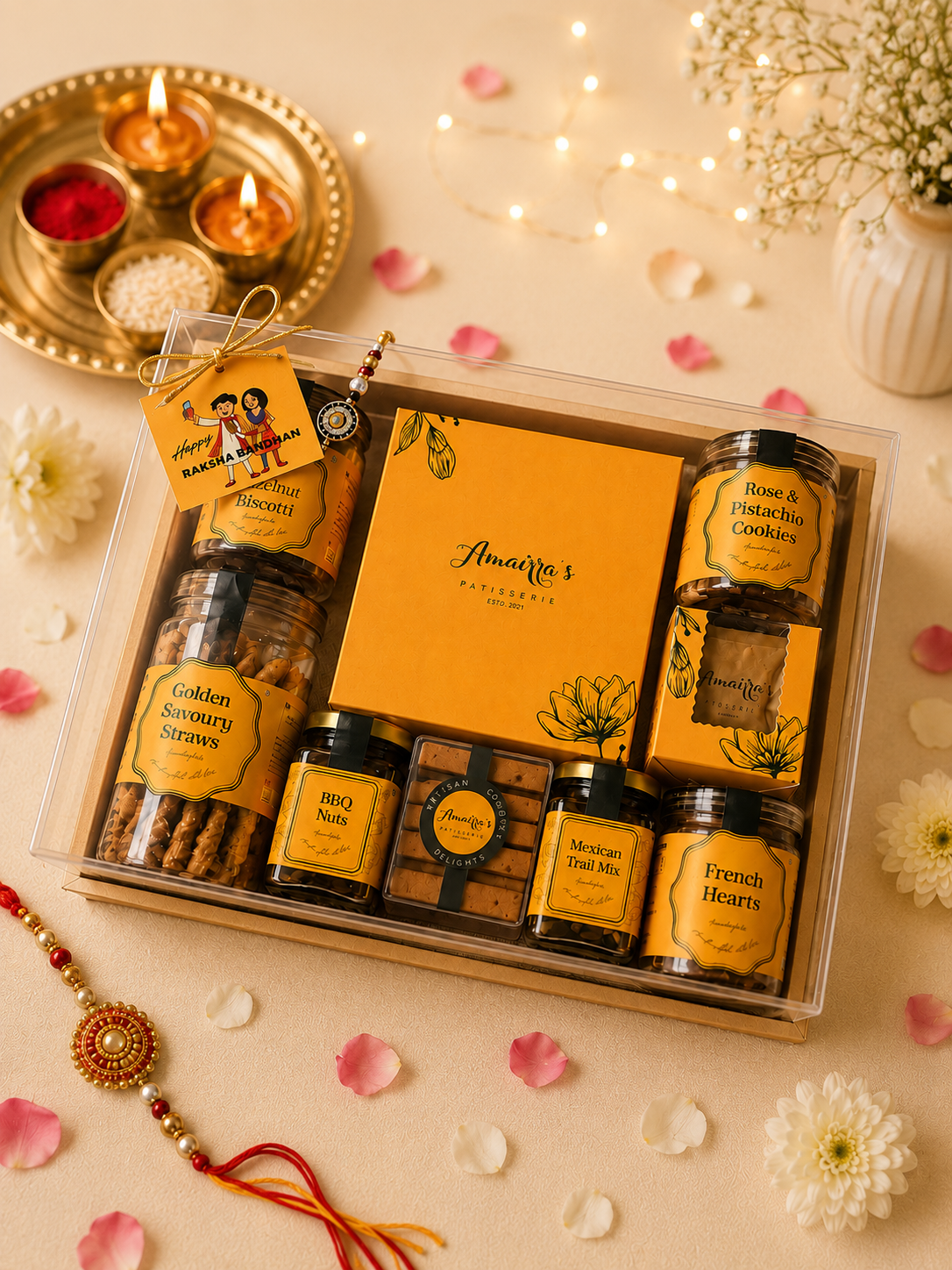Rakhi Golden Luxury Hamper