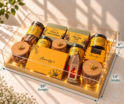 The Golden Edit Luxury Diwali Hamper by Amairra's Patisserie, Gurgaon – view 2