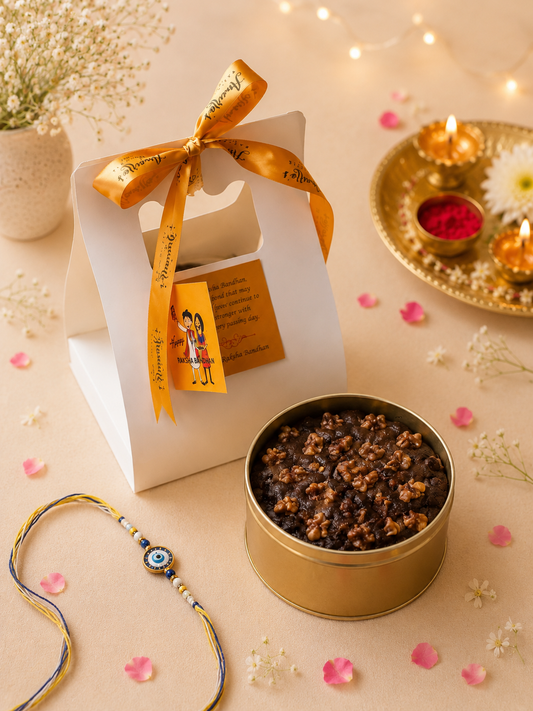 Whole Wheat Dates and Walnut Tea Cake Rakhi Spl