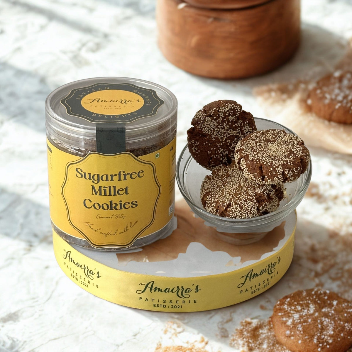 Sugarfree millet cookies (150 gms)
